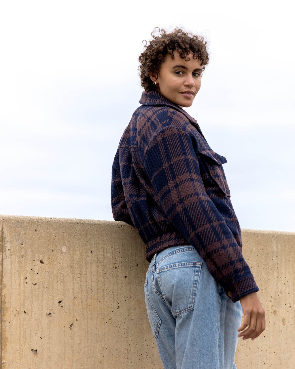 Cloud Weave Bomber