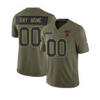 Custom A.Cardinals Olive 2025 Salute to Service Limited Jerseys