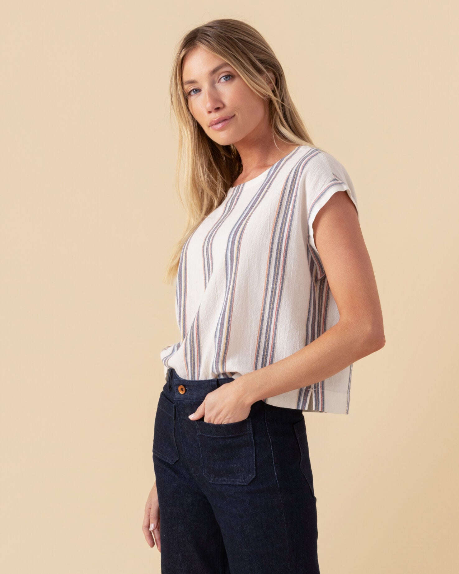 Windswept Gauze Tee